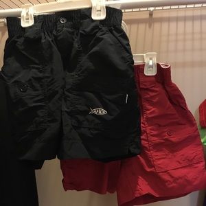 2 pairs of AFTCO shorts. $25 each or $45 for both